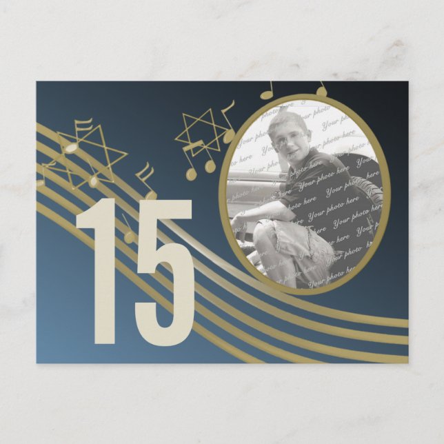 Music in the Air Photo Table Number (Front)