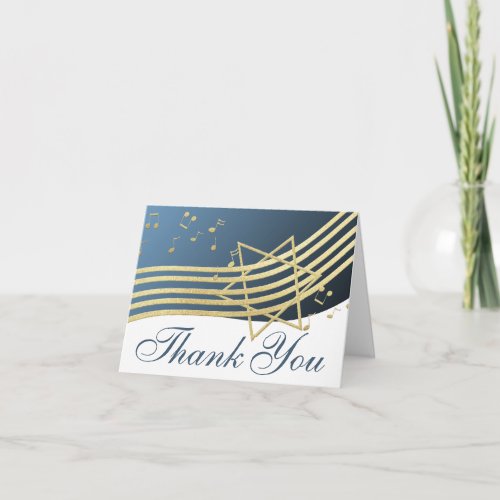 Music in the Air Thank You Note Card