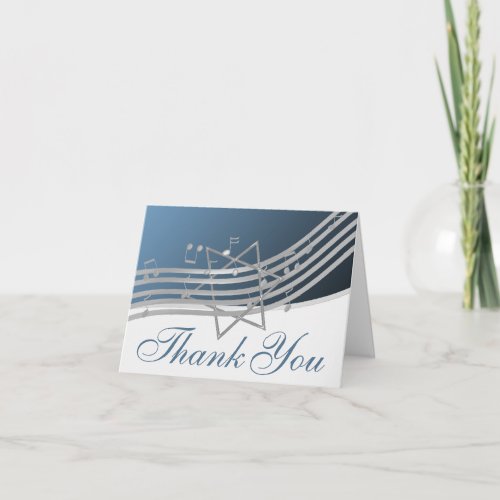 Music in the Air Thank You Note Card