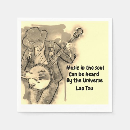 Music in the Soul Paper Napkin
