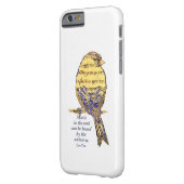 Music in the Soul Quote & Music Note Bird Case-Mate iPhone Case (Back Left)