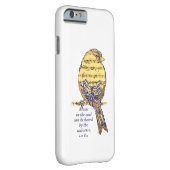 Music in the Soul Quote & Music Note Bird Case-Mate iPhone Case (Back/Right)