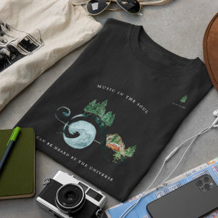 Music in the Soul Rustic Watercolor Monogram Tri-Blend Shirt