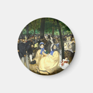 Music in the Tullerias Edouard Manet Magnet