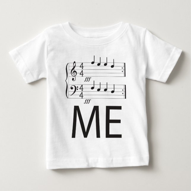 Music Infant Long Sleeve, Feed me! Baby T-Shirt (Front)