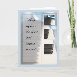Music Inspiration Piano Card