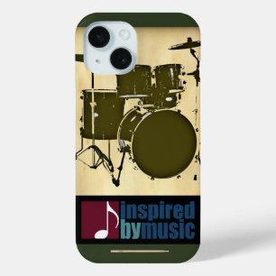 Music inspired - a drum iPhone 15 case