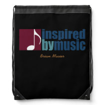 music inspired personalized drawstring bag music inspired personalized drawstring bag