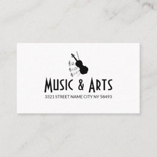 Music Instructor Business Card
