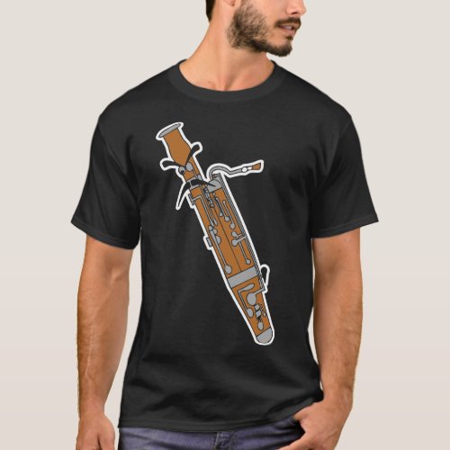 Music Instrument Bassoon Tshirt