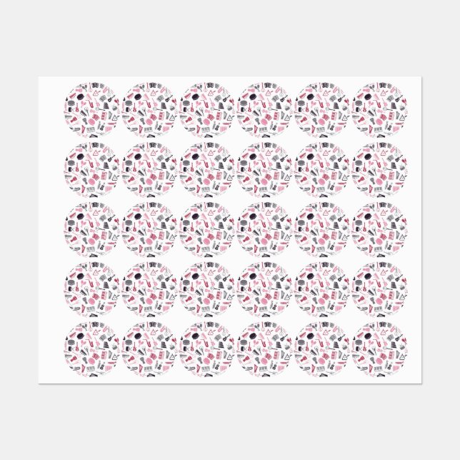 Music instrument pattern labels (Sheet)