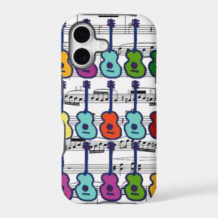 Music instruments and notes iPhone 17 case