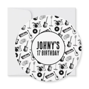 Music instruments birthday