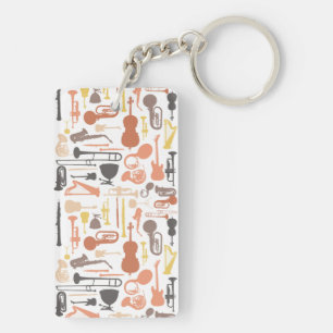 Music Instruments Keychain