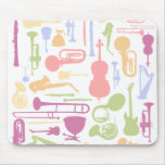 Music Instruments Mouse Pad at Zazzle