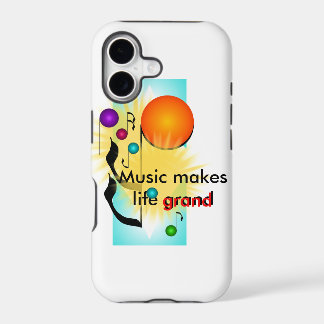 Music iPhone Musicians Gift Musical Fun 17 Case
