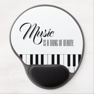 Music Is A Thing Of Beauty Gel Mouse Pad