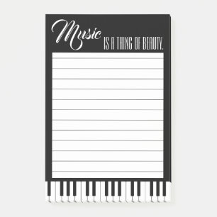 Music Is A Thing Of Beauty Post-it Notes
