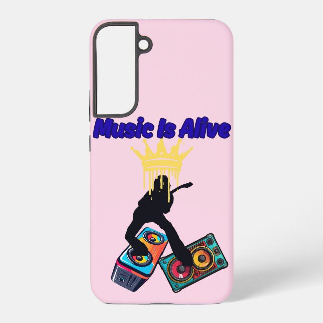Music Is Alive Samsung Galaxy Case (Back)