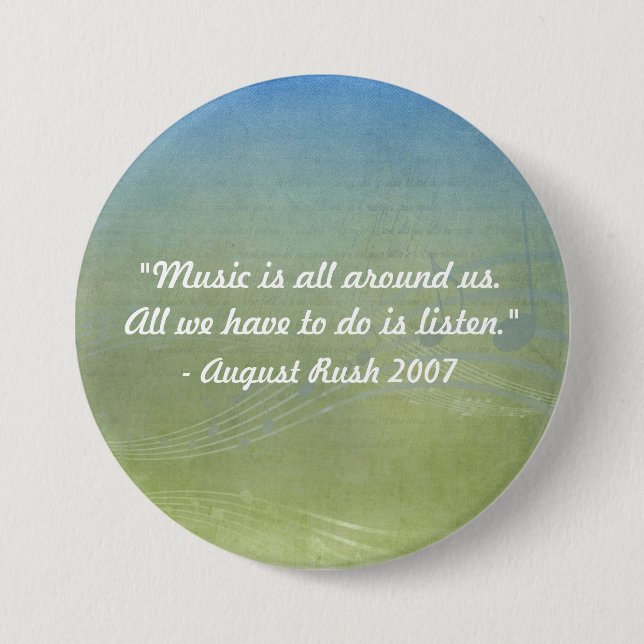 Music is All Around Us Button (Front)
