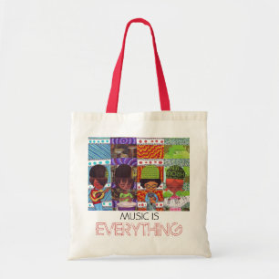 Music Is Everything Tote and Library Bag