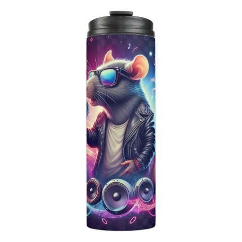 music is freedom thermal tumbler