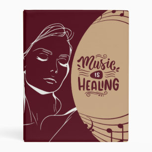 "Music is Healing" Artistic Binder