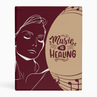 "Music is Healing" Artistic Binder