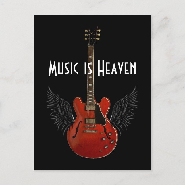 Music is Heaven Postcard (Front)