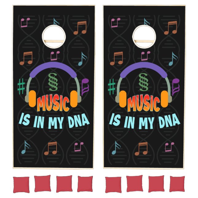 Music is in my DNA   Cornhole Set (Set)