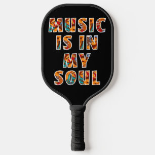 Music is in My Soul Graffiti Pickleball Paddle
