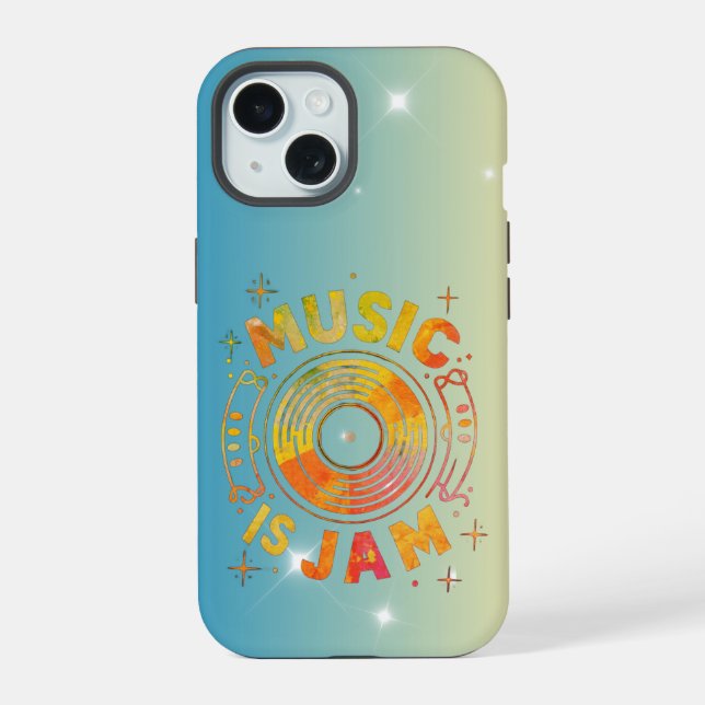 Music is Jam Phone Case (Back)