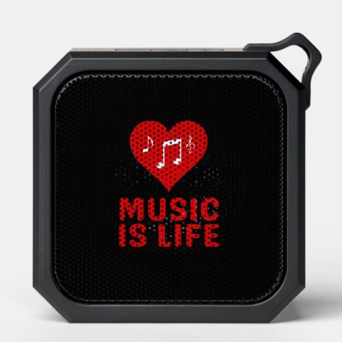  Music is life Bluetooth Speaker