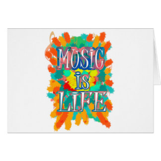 Music is Life Cards