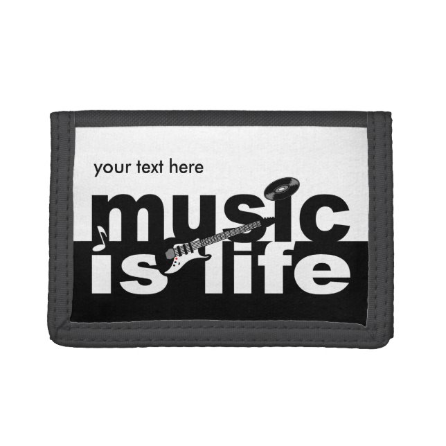 MUSIC IS LIFE custom wallets (Front)