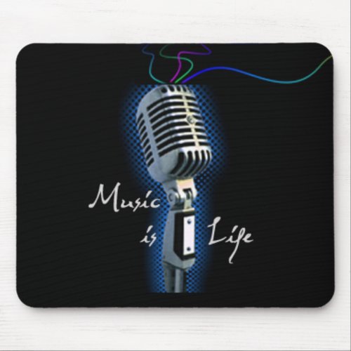 Music is Life Mouse Pad