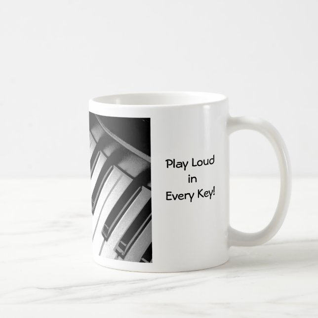 Music is Life Plain Mug (Right)