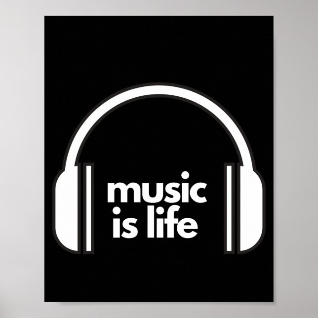Music is Life Poster (Front)