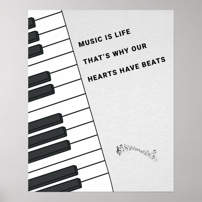 Music Is Life Poster (Front)