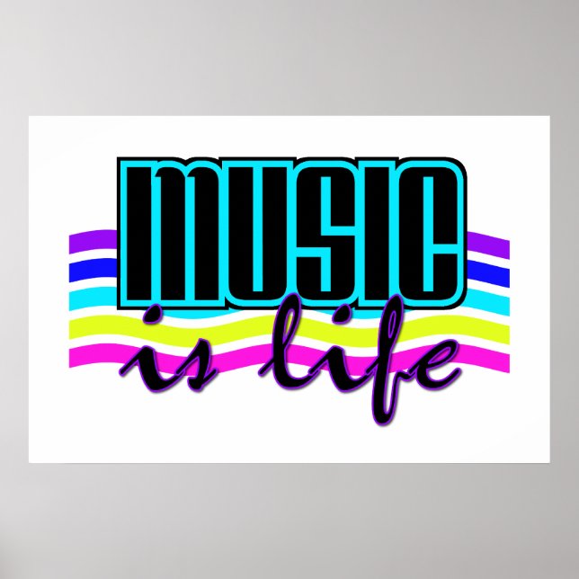 Music is Life poster (Front)