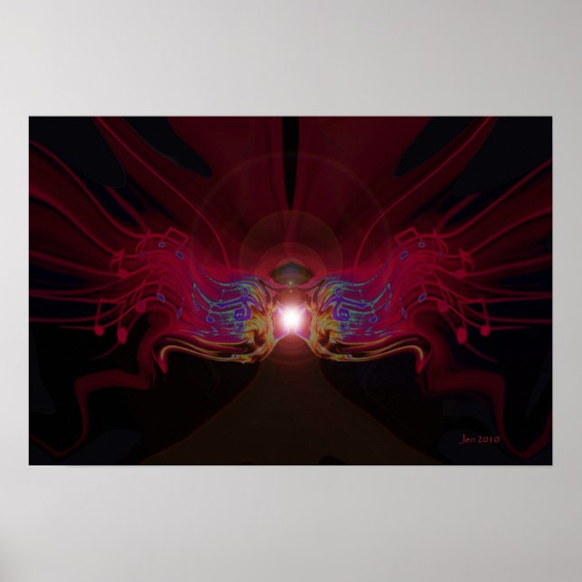 Music is Light Poster (Front)