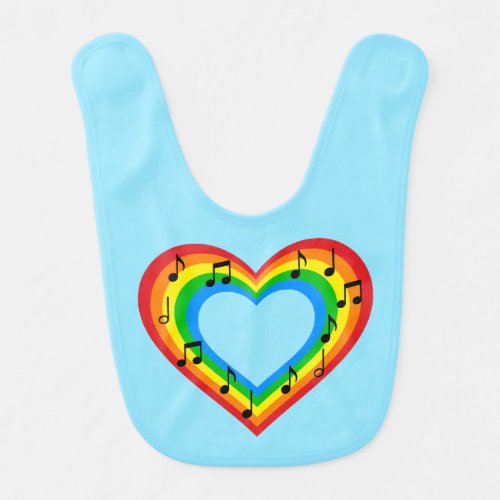 Music is Love Bib