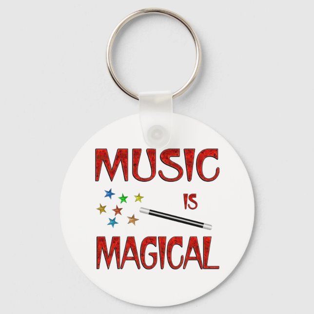 Music is Magical Keychain (Front)