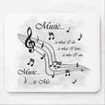 Music Is Me Mouse Pad at Zazzle