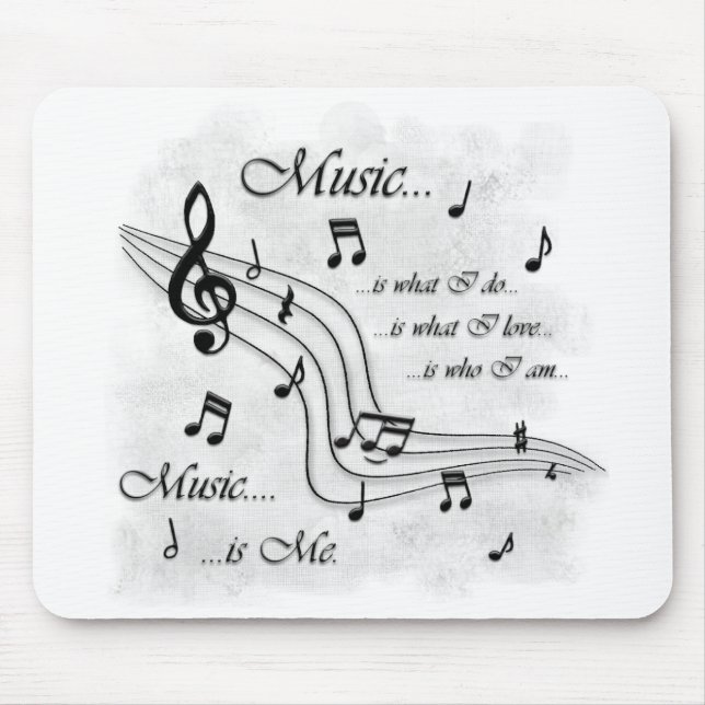 Music Is Me Mouse Pad (Front)