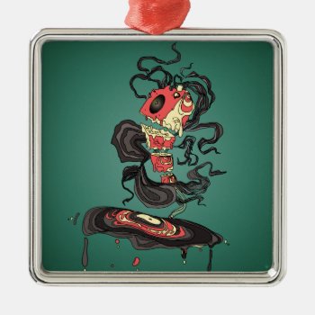 Music Is Melting My Soul And That Speaker Metal Ornament by daWeaselsGroove at Zazzle