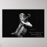 Music Is Moonlight Fine Art Poster/canvas/print Poster at Zazzle