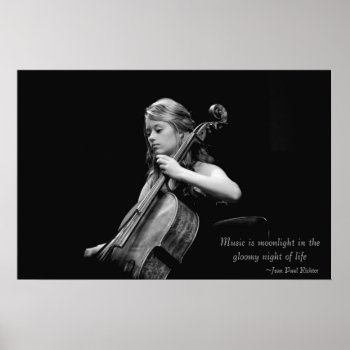 Music Is Moonlight Fine Art Poster/canvas/print Poster by RHFIneArtPhotography at Zazzle