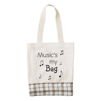 Music Is My Bag Funny Pun by inspirationzstore at Zazzle