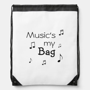 Music is my Bag funny pun (customizable color)